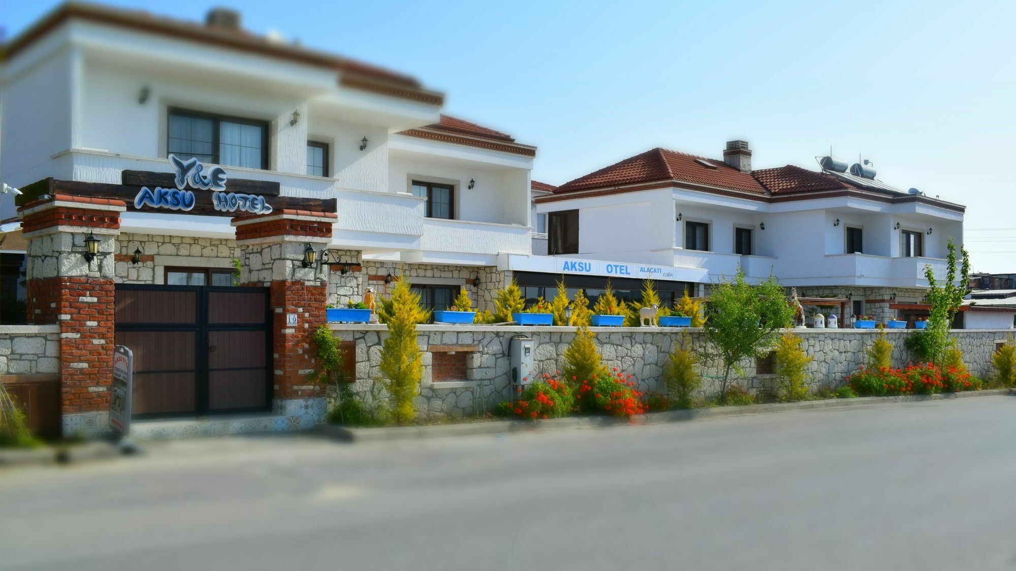 Aksu Hotel Alacati Exterior photo